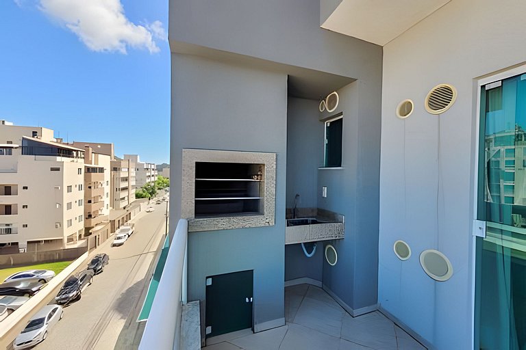 L140 | Santorini apto 2 quartos na praia Bombas