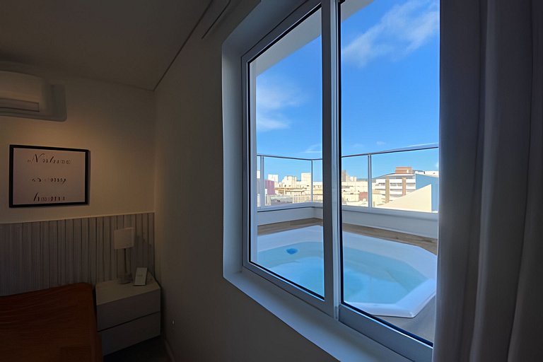 L169 - Belíssima cobertura com jacuzzi