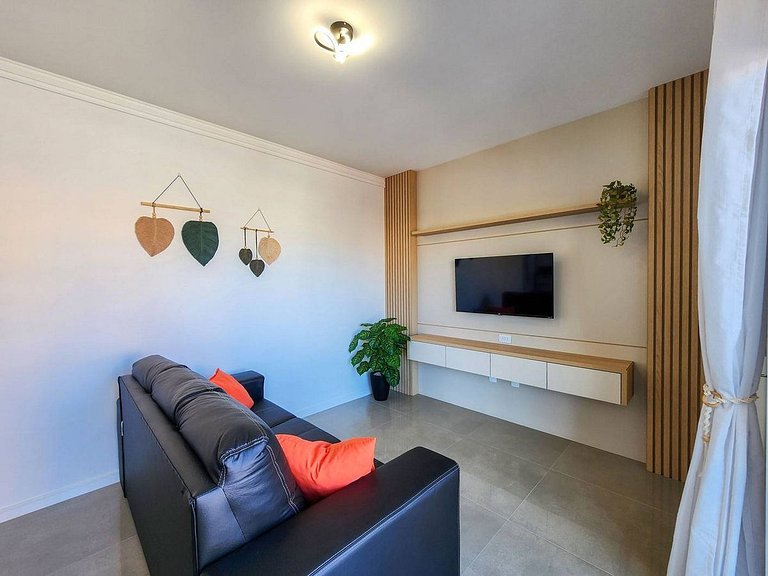 L053 | Apartamento a 250m do mar com churrasqueira