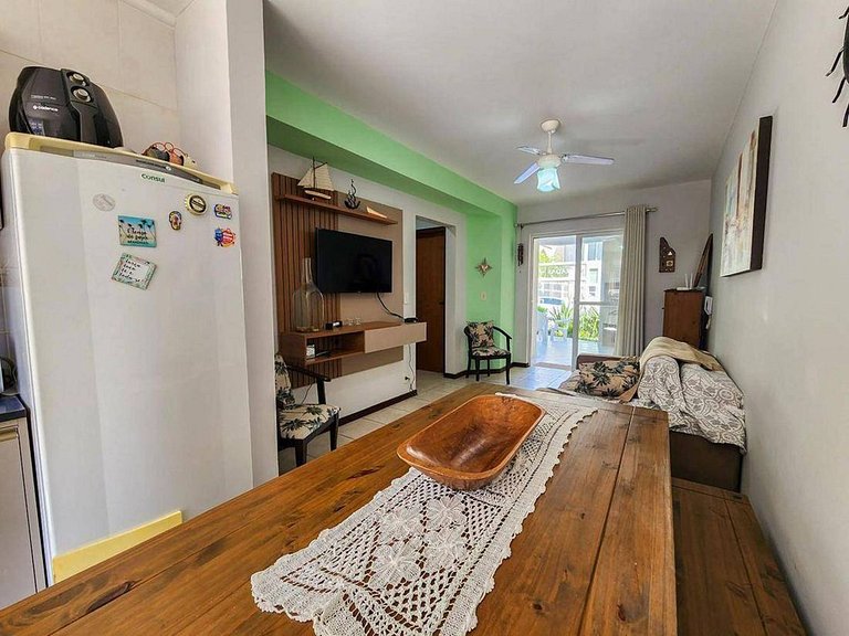 L073 | Apartamento térreo a 250 metros da praia